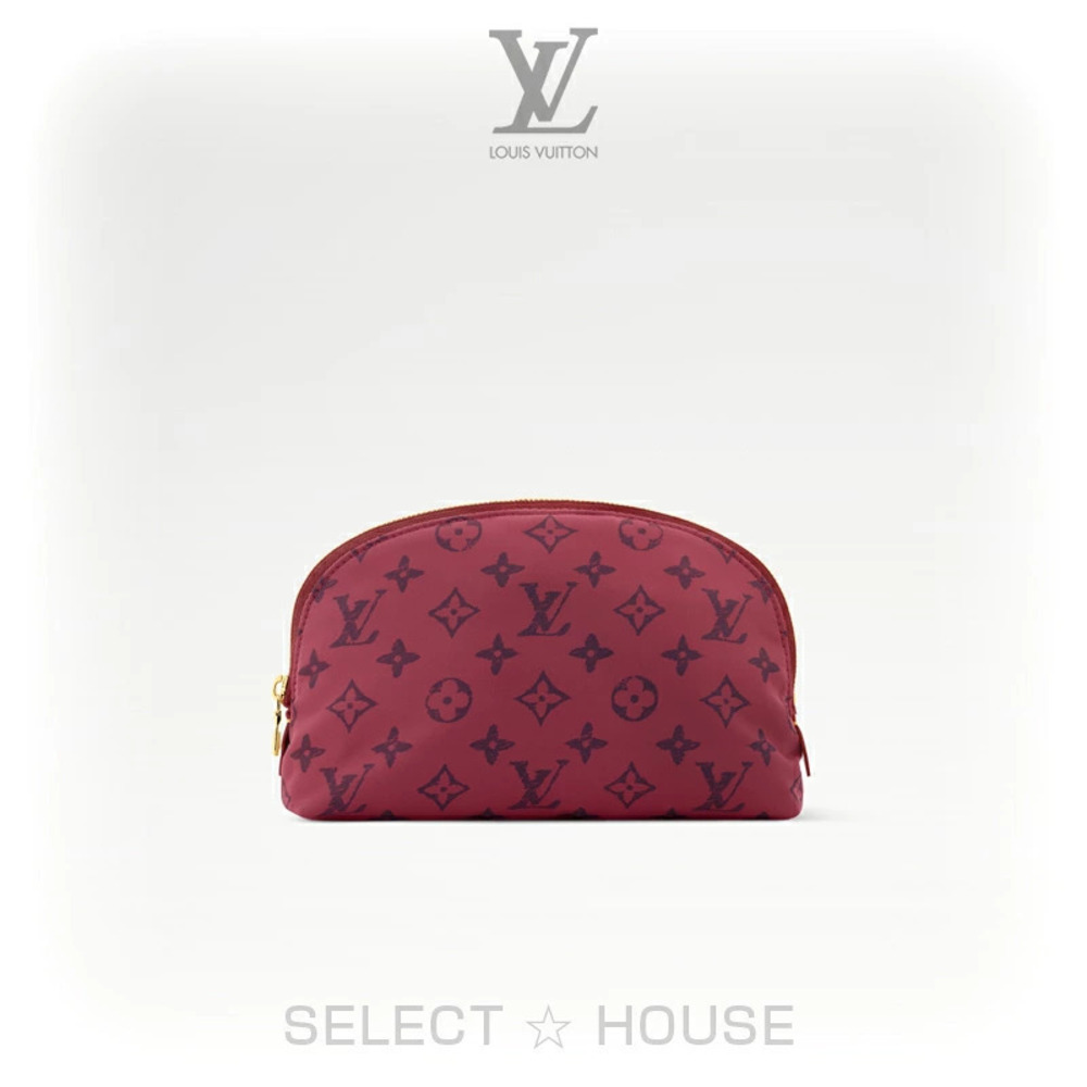 Louis Vuitton Pochette Cosmtique Pouch Leather White